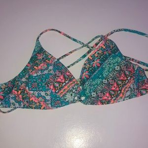 multi-color bikini top